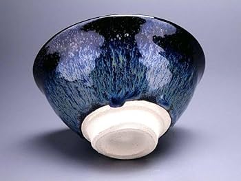Amazon.co.jp: 清水保孝 窯変 流星 天目 窯変天目 曜変天目 茶碗